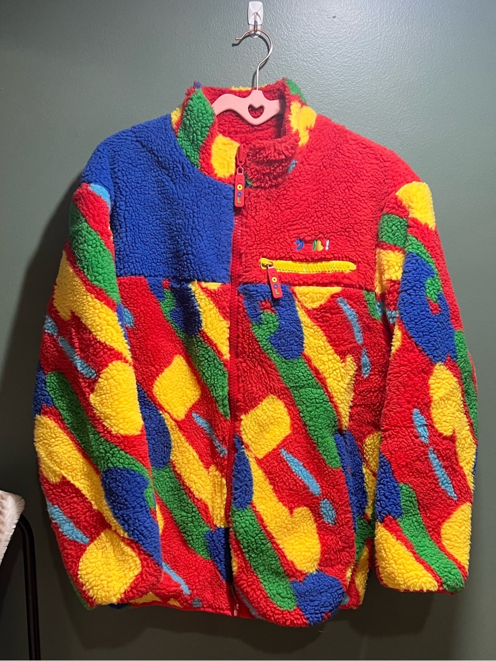 Women’s Reversible Colorblock Sherpa Jacket “Very Cool” Brand
